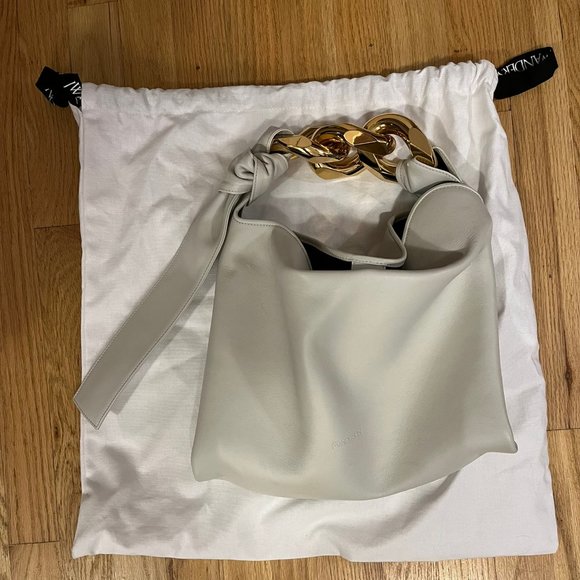 JW ANDERSON Handbags - JW Anderson Small Chain Hobo Leather Shoulder Bag